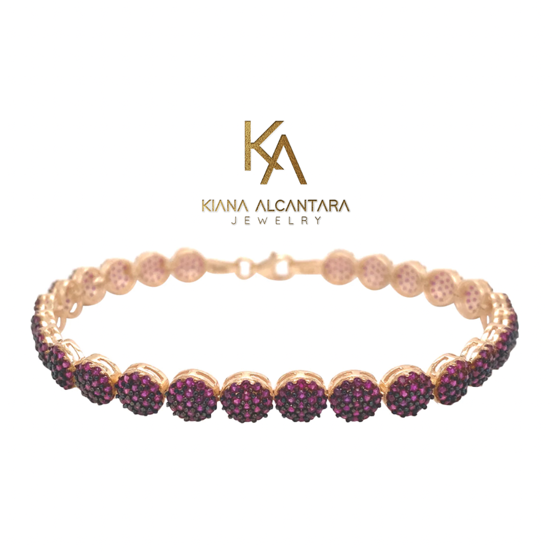 Pulsera Círculo de pave