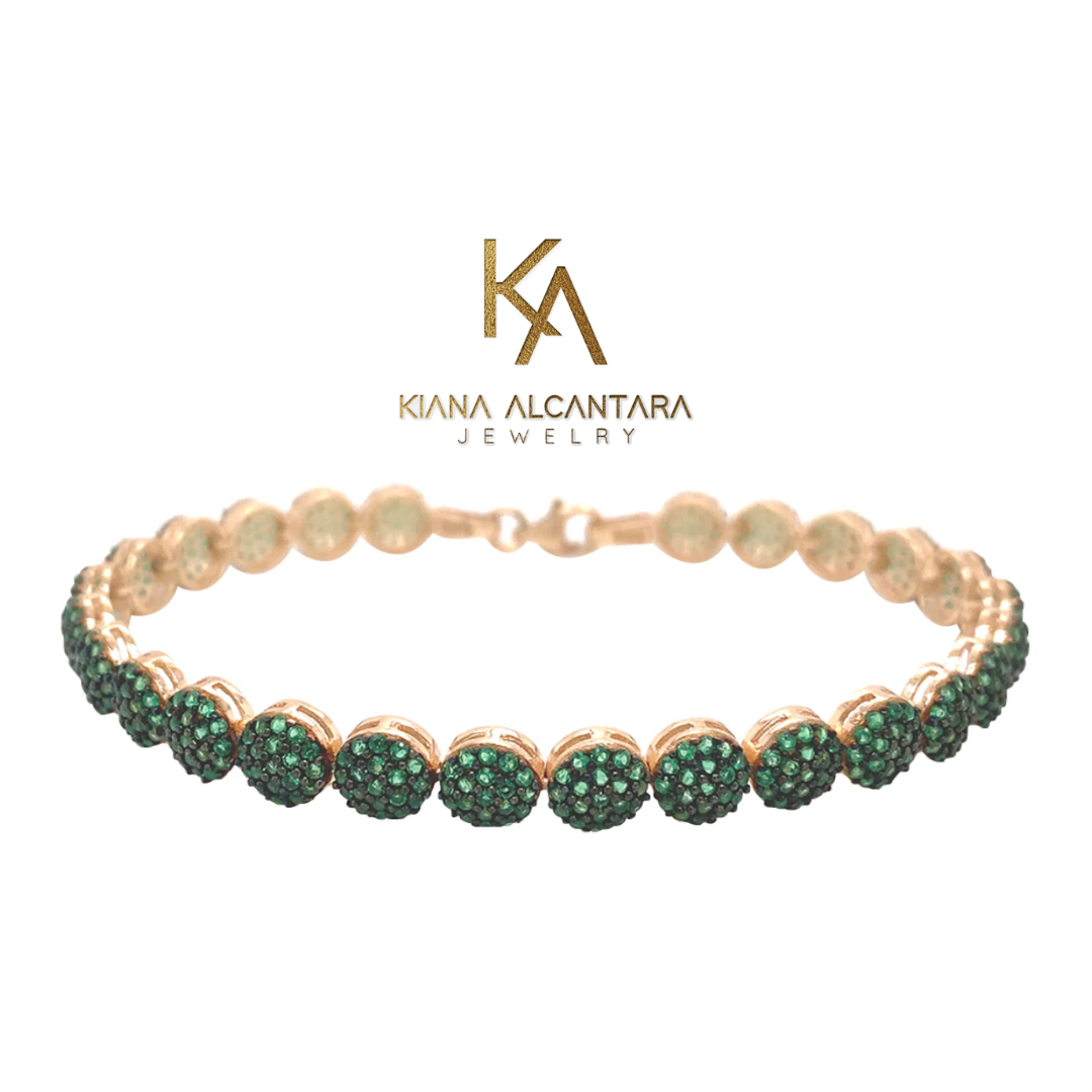 Pulsera Círculo de pave