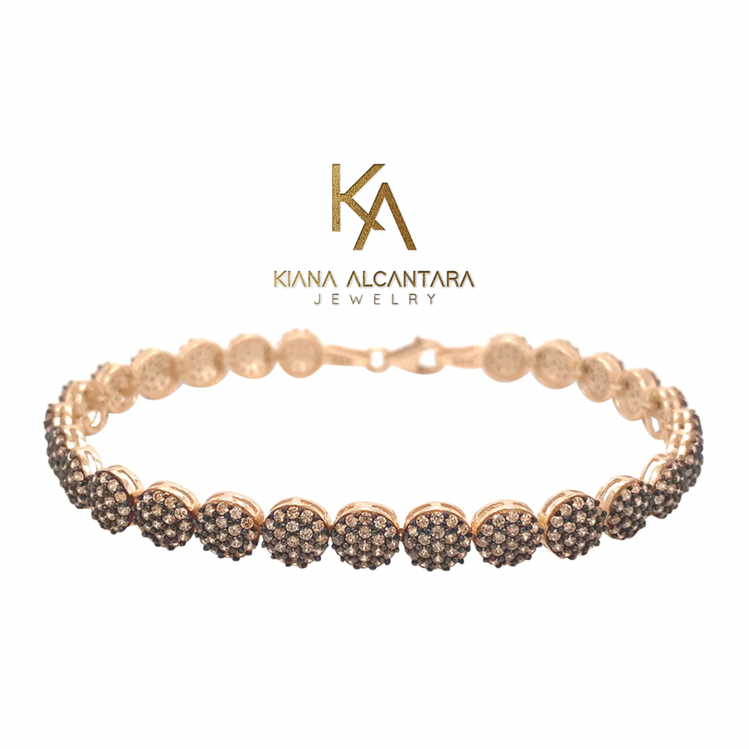 Pulsera Círculo de pave