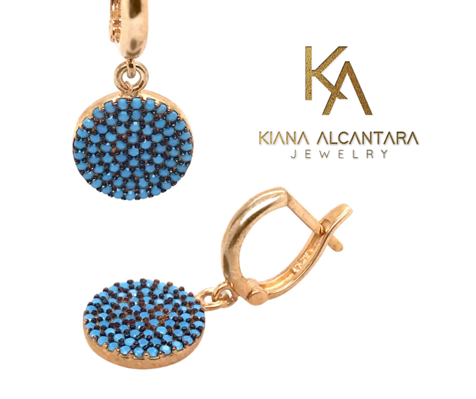 ARETES COLGANTES DE 5 LÍNEAS