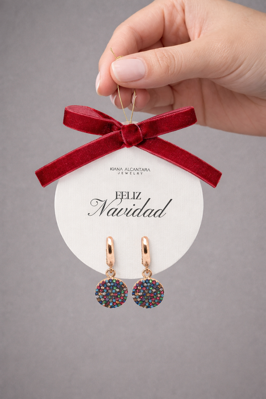 ARETES COLGANTES DE 7 LÍNEAS